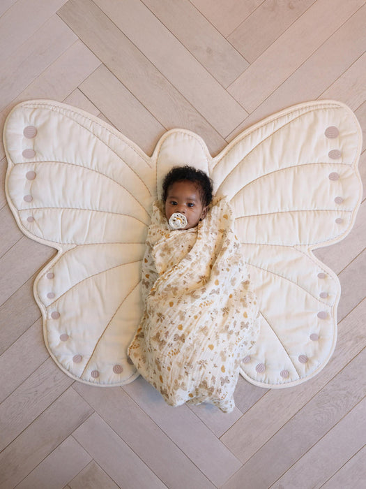 Butterfly Organic Cotton Quilted Playmat