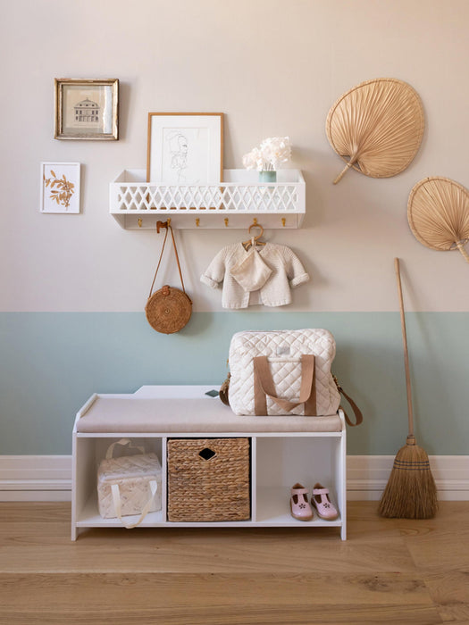 Harlequin Kids Wall-Mounted Shelf with Storage Surface