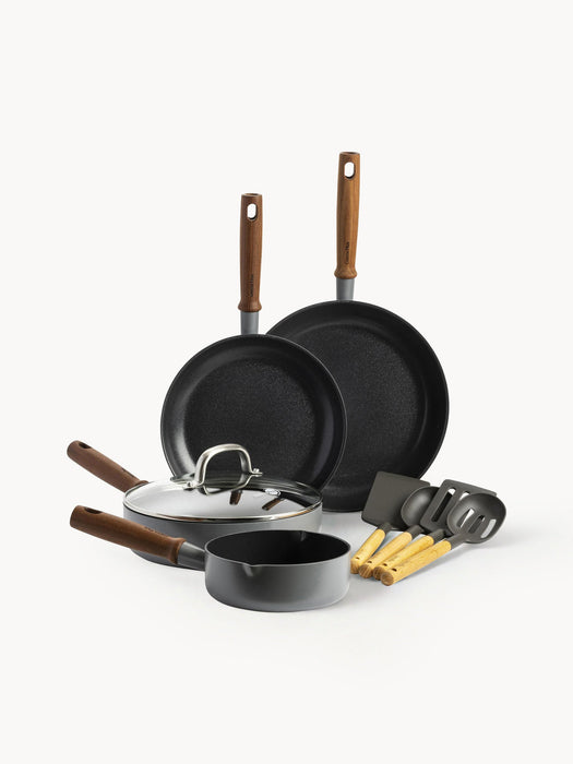Non-Stick Coated Cookware Set Mayflower Pro, Set of 9