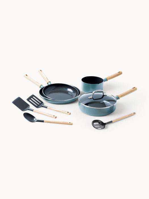 Non-Stick Coated Cookware Set Mayflower, Set of 9