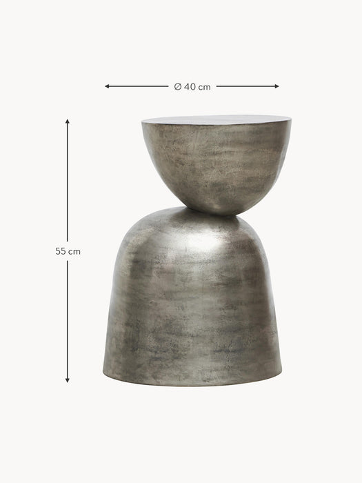Handmade Aluminium Side Table Heena