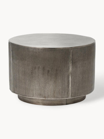 Round Coffee Table Rota with Antique Finish