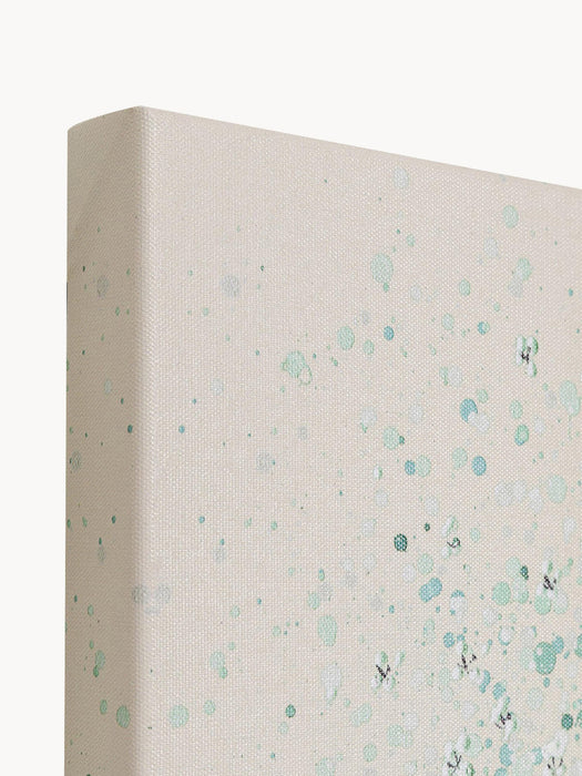 Hand-Painted Canvas Art Flower Boat
