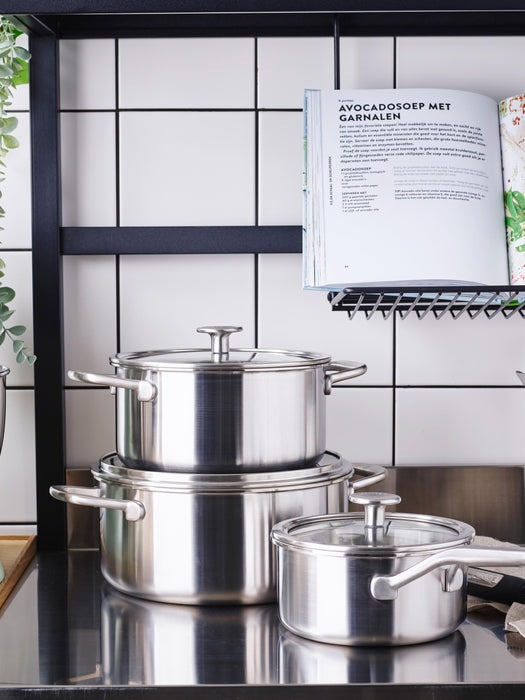 Cookware Set KitchenAid with 3-layer Base Set of 7