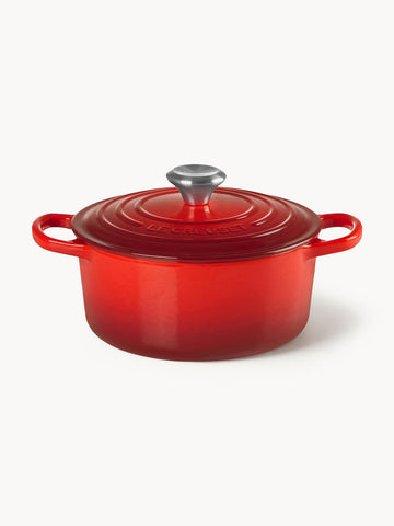 Signature Collection Round Cast Iron Casserole, in various sizes