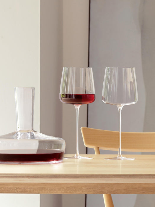 Red Wine Glasses Metropolitan Set of 4