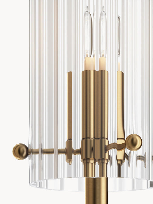 Wall Lamp Arco with Ribbed Surface