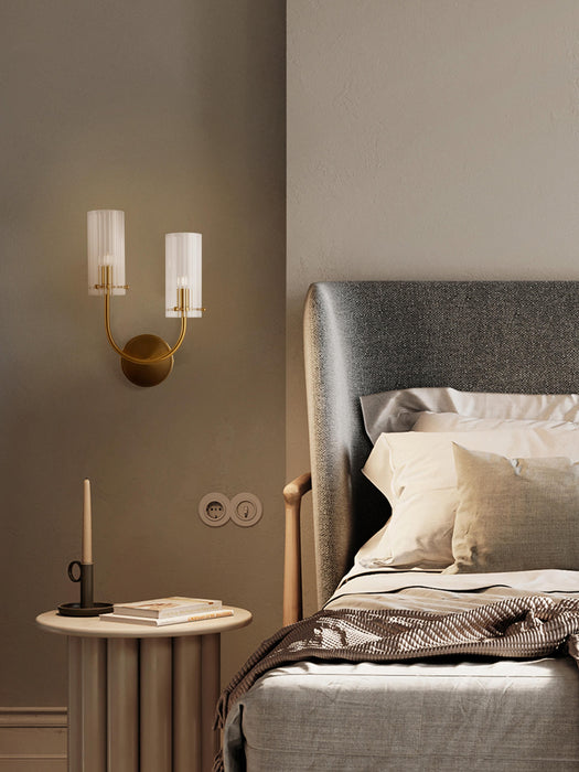 Wall Lamp Arco with Ribbed Surface