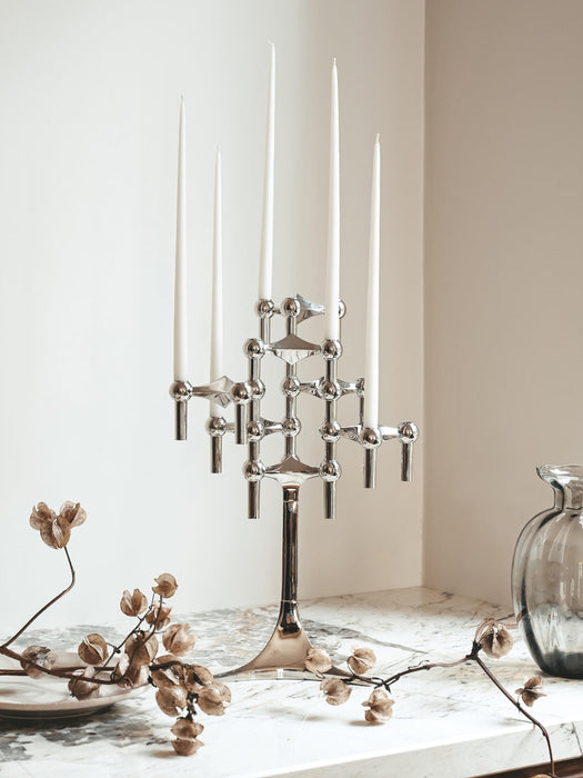 Stoff Nagel Candle Holder
