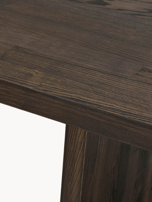 Oak Wood Dining Table Emmett 240x95 cm