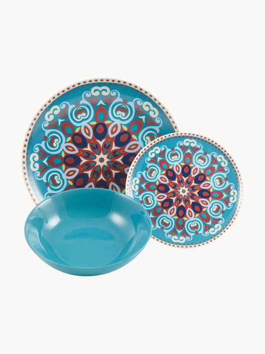 Porcelain Tableware Set Shiraz 6 People Set of 18