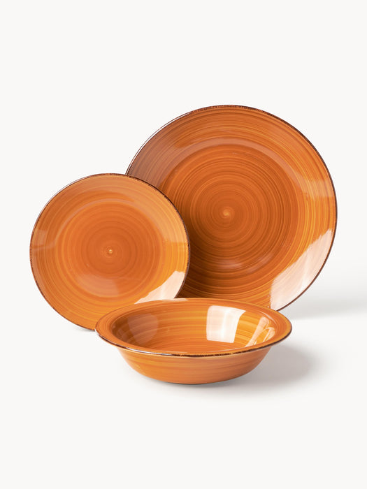 Hand-Painted Tableware Set Baita 6 People Set of 18