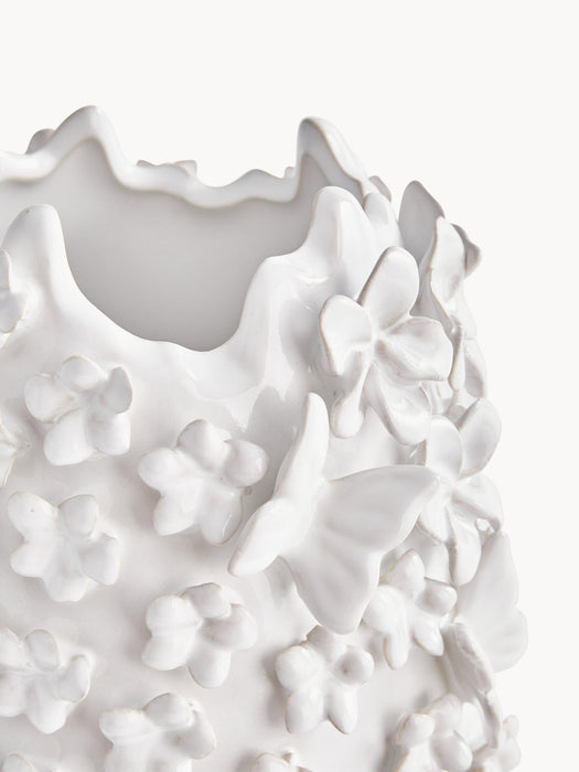 Daphne Vase with 3D Decoration, H 35 cm