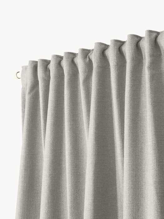 Jensen Opaque Multi-Band Curtains, Set of 2, W 130 cm