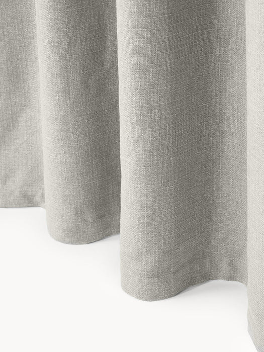 Jensen Opaque Multi-Band Curtains, Set of 2, W 130 cm