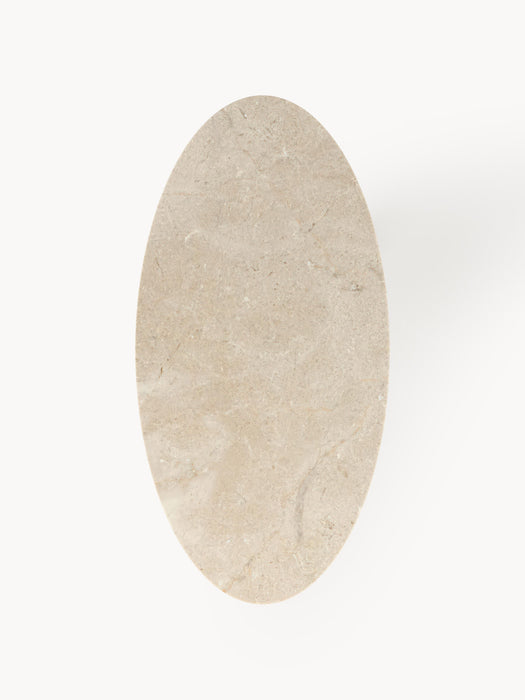 Oval Marble Dining Table Miley 120x90 cm