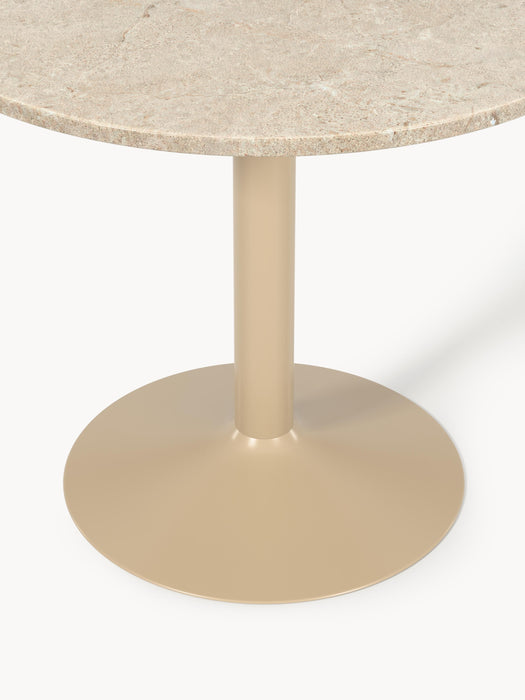 Oval Marble Dining Table Miley 120x90 cm