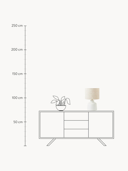 Handmade Table Lamp Ike with Concrete Base