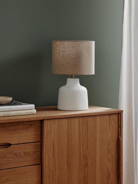 Handmade Table Lamp Ike with Concrete Base