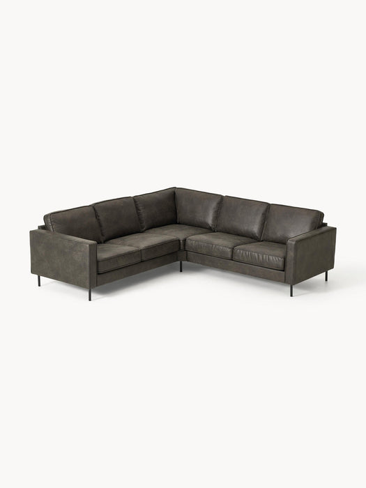 Hunter Leather Corner Sofa (4-seater)