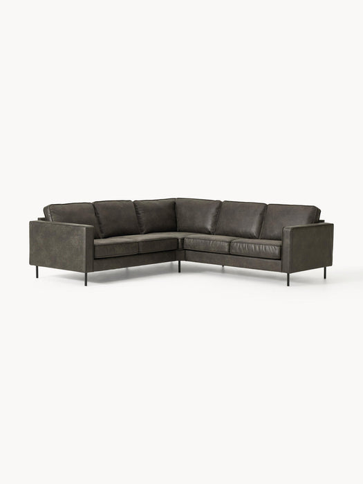 Hunter Leather Corner Sofa (4-seater)