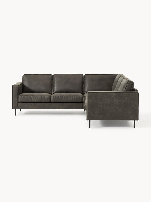 Hunter Leather Corner Sofa (4-seater)