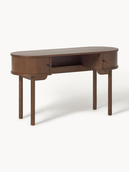 Calary Desk with Fluted Front