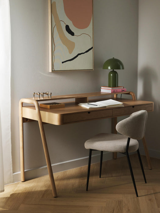 Evrak Wooden Desk with Drawers
