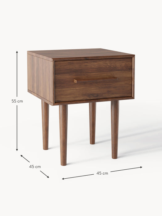 Mango Wood Bedside Table Paul
