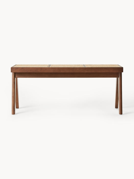Bench Sissi with Viennese Wickerwork