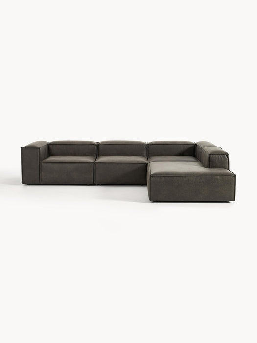 Lennon Modular Leather Corner Sofa (4-seater)