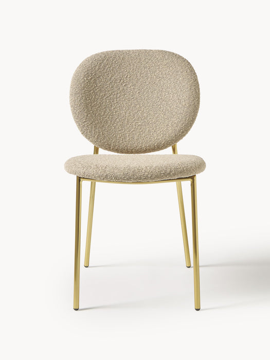 Upholstered Boucl Dining Chairs Ulrica Set of 2