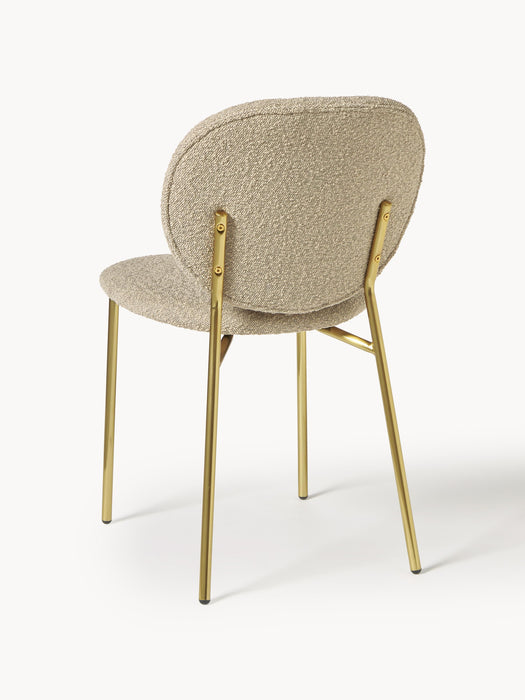 Upholstered Boucl Dining Chairs Ulrica Set of 2