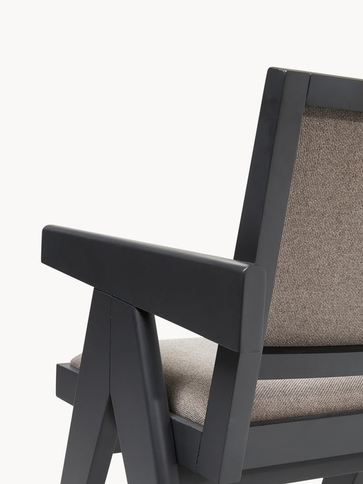Upholstered Dining Chair Sissi with Armrests
