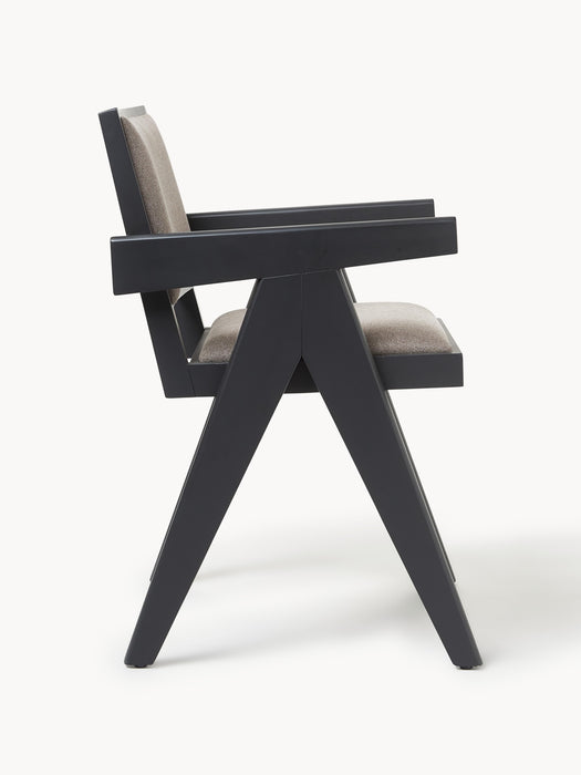 Upholstered Dining Chair Sissi with Armrests