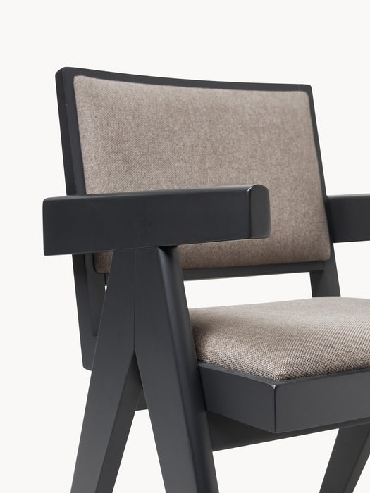 Upholstered Dining Chair Sissi with Armrests