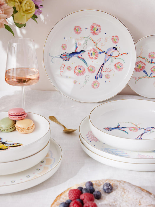 Flamboyant Pasta Plates, Set of 4