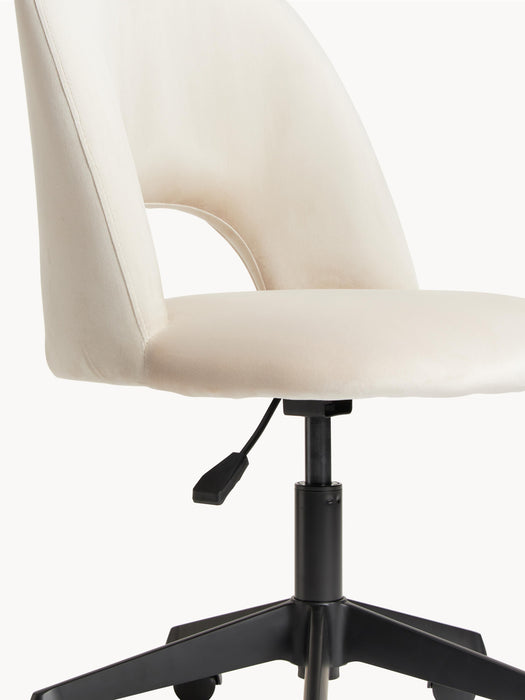 Velvet Desk Chair Rachel Height-adjustable