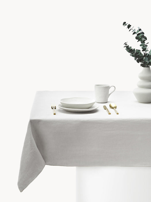 Kennedy Linen Tablecloth with Decorative Edging