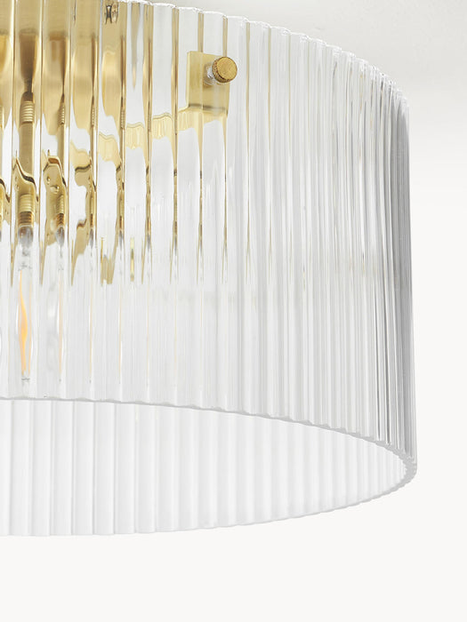 Emmi Ribbed Glass Ceiling Lamp