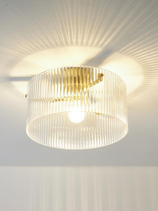 Emmi Ribbed Glass Ceiling Lamp