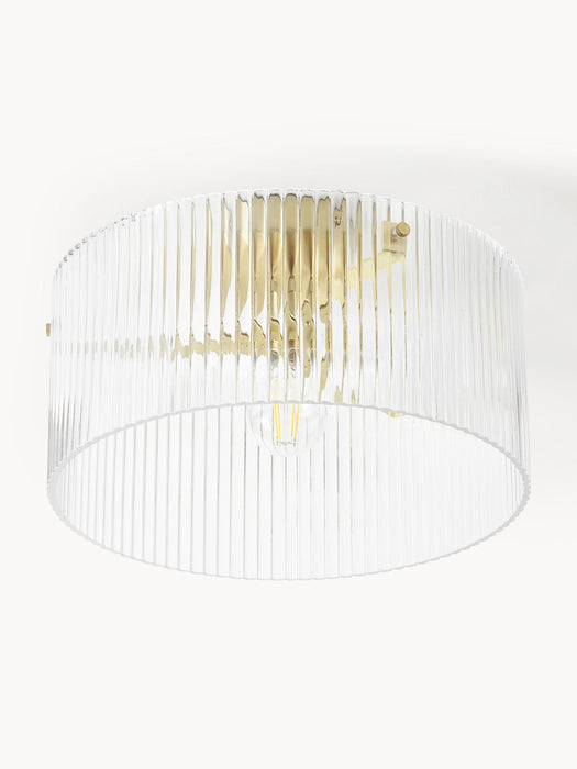 Emmi Ribbed Glass Ceiling Lamp