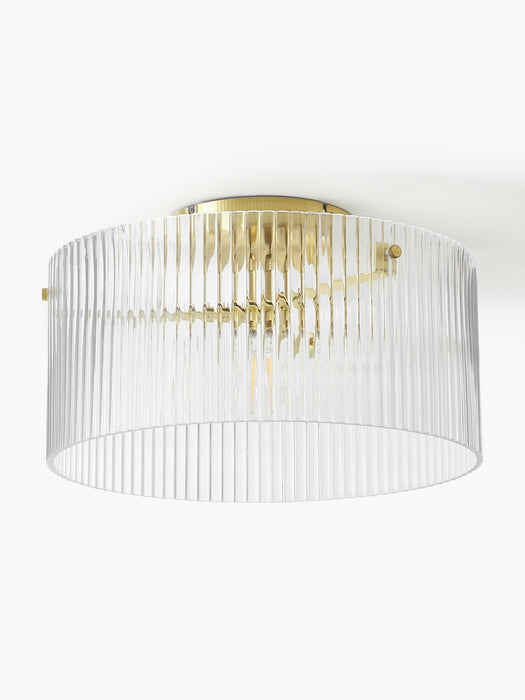 Ribbed Glass Ceiling Lamp Emmi