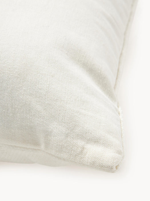 Izad Embroidered Cotton Cushion Cover with a High-Low Texture