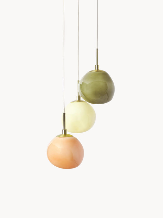Opal Glass Cluster Pendant Light Josie