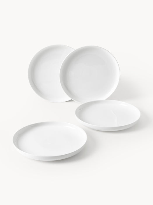 Porcelain Breakfast Plates Nessa Set of 4