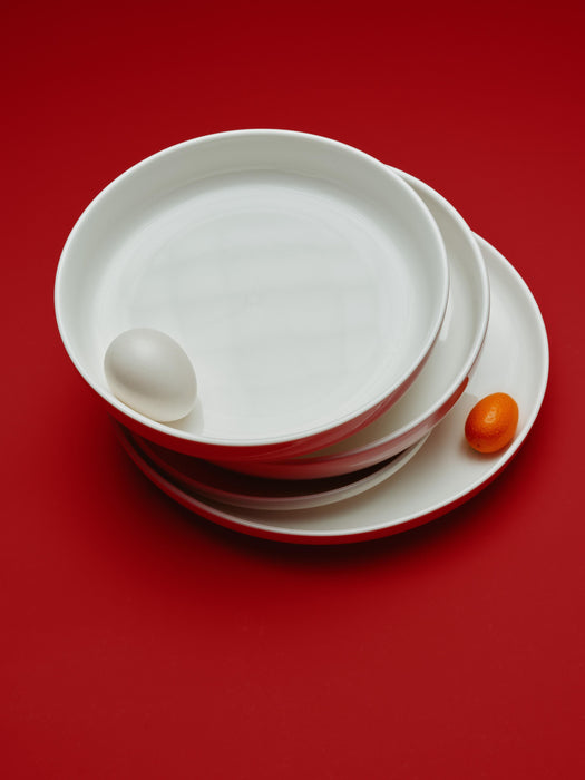 Porcelain Breakfast Plates Nessa Set of 4