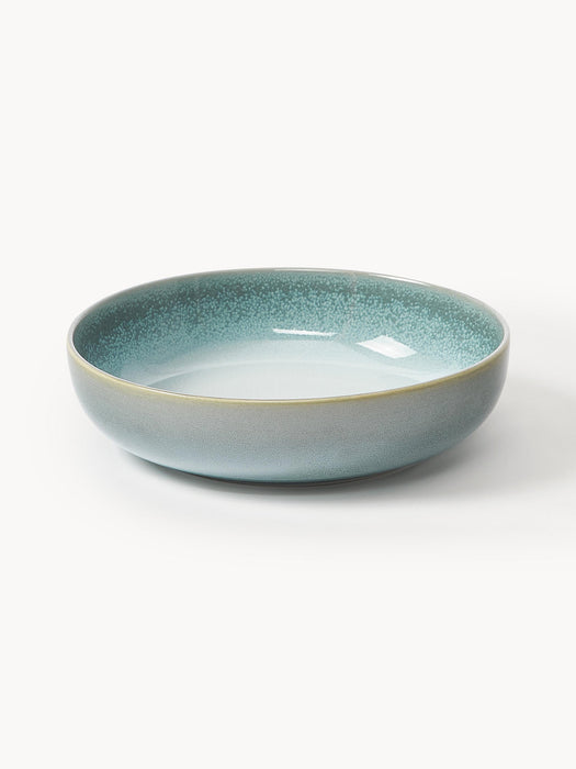 Havana Reactive Glaze Tableware Set, 4 people, Set of 12