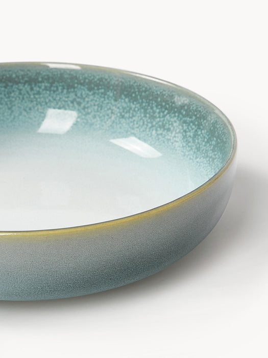 Havana Reactive Glaze Tableware Set, 4 people, Set of 12