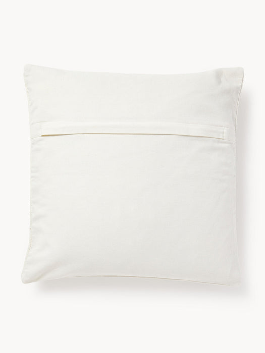 Vahid Embroidered Cotton Cushion Cover with a High-Low Texture
